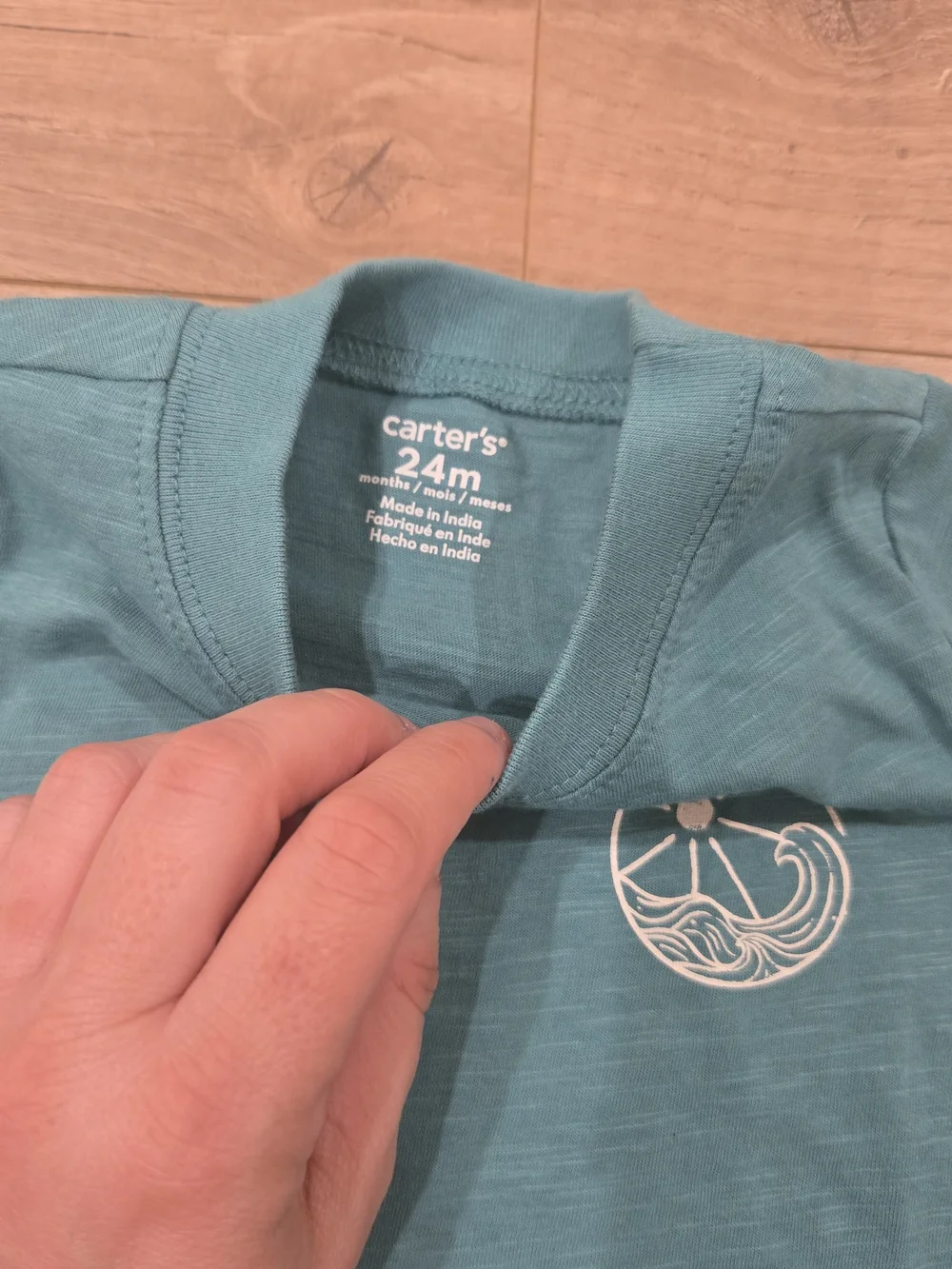 🌻 NWT Carter's Baby Boy Sea You Later Friend Teal Bodysuit - 24M